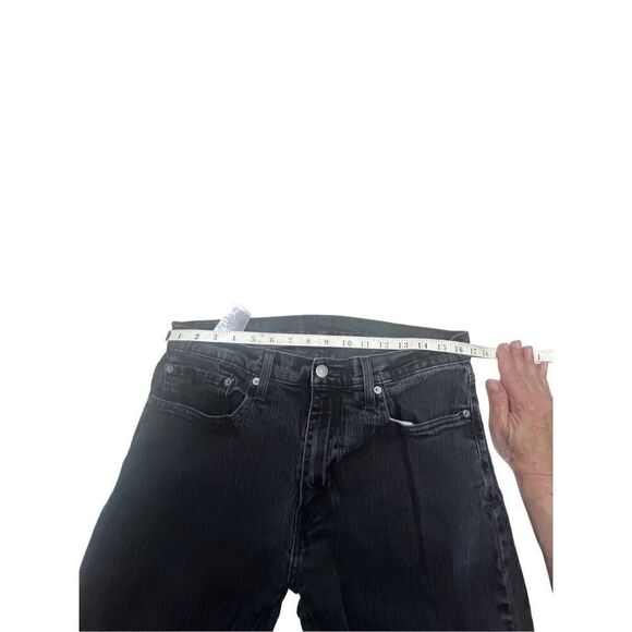 Levi Mens 559 Stretch-Relaxed-Straight Black Wash Jeans Sz 34/29 - Picture 5 of 6